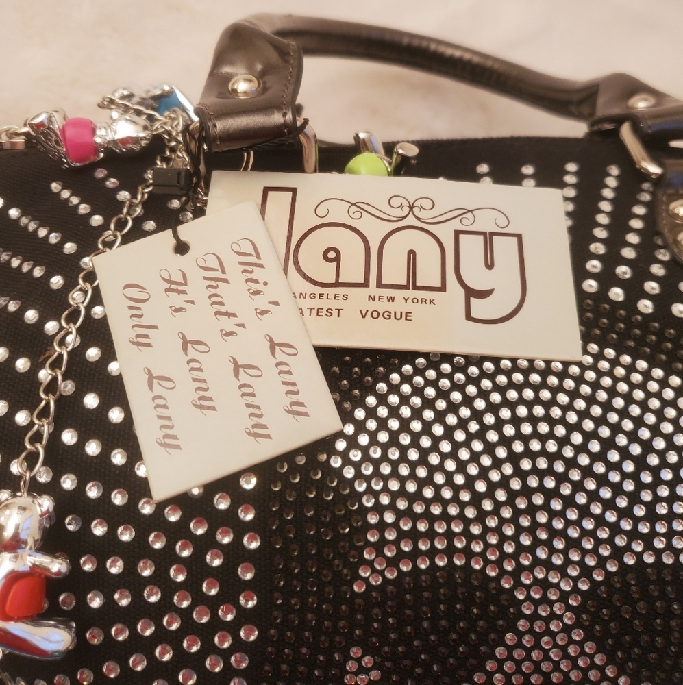 New Lany Rhinestone Skully Handbag - Picture 3 of 13